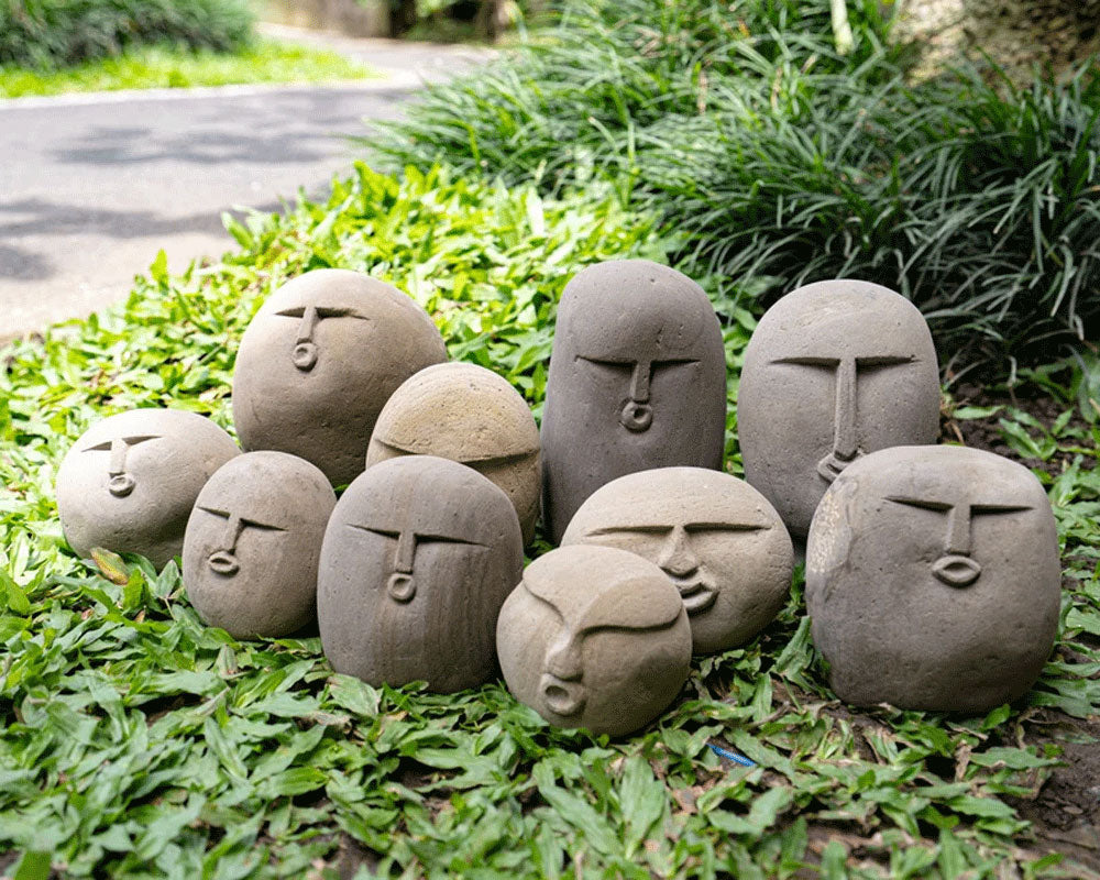 Carving Gemstone Meme Face Funny Face Shape 1.5-3.5Inch Carving Stone For Home Decoration Carving Stone