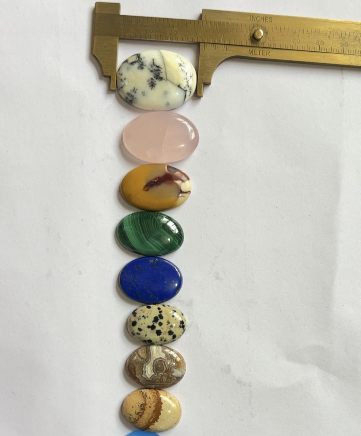 Multiple color mix size cabochon stone lot for christmas jewelry making