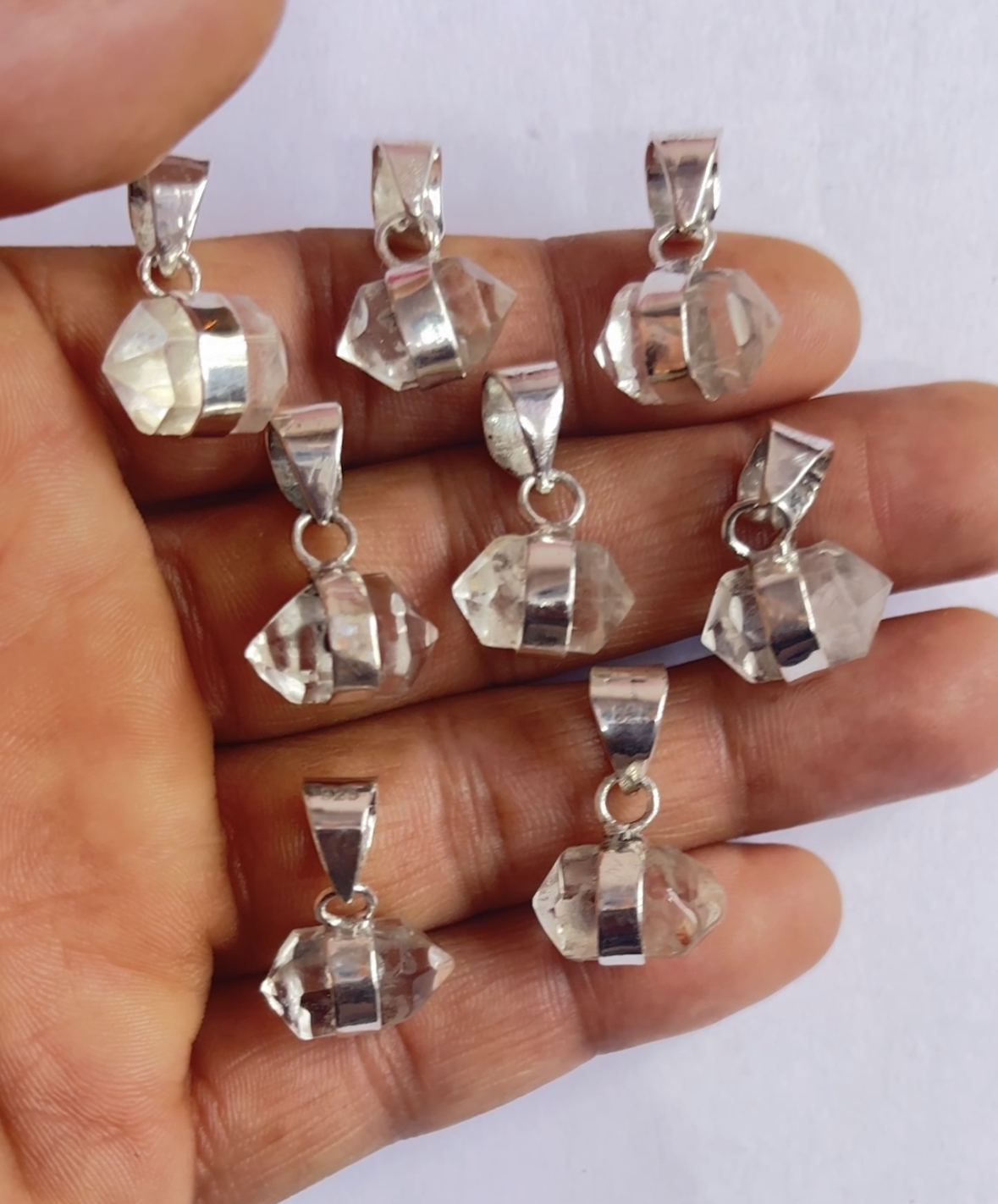 white rainbow moonstone, cloud carving, length 12-17mm approx