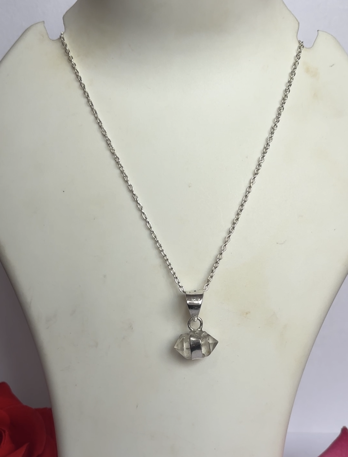 mixed color stone, half moon, 20mm