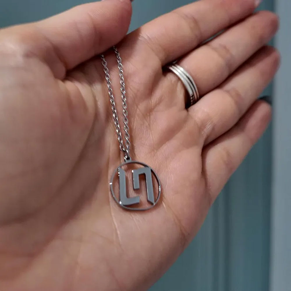 Handmade 925 Sterling Silver Gold Plated Pendant Long Necklace