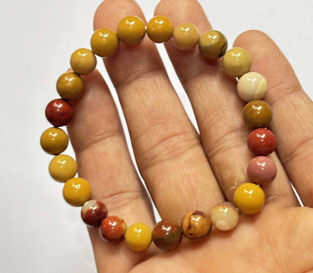 Trendy Handmade Adjustable Bracelet 8mm Green Onyx Natural Beads Gems Drilled Set Fashion Bracelet For Happy Birthday Gift's