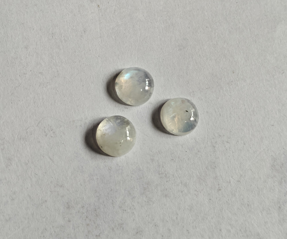 10MM Rainbow Moonstone Loose Gemstone Round Shape Handmade Natural Stone Used Making For Jewelry
