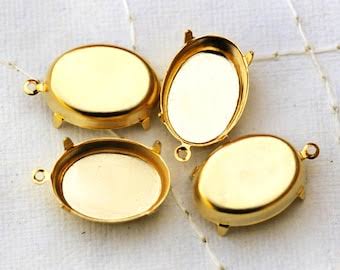 Handmade Brass Pendant Connector | Jewelry Findings