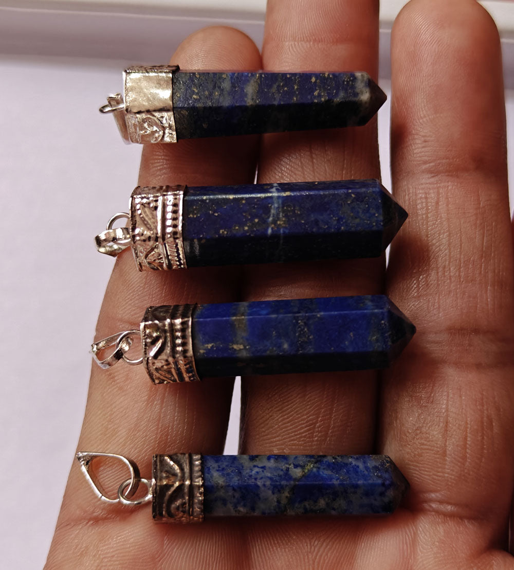 Mix Loose Gemstone Pencil Shape Handmade