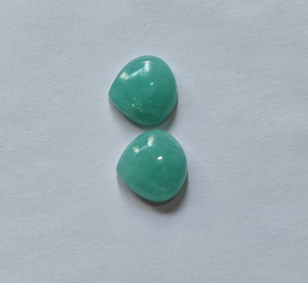 Amazonite Drop Shape Loose Gemstone Handmade