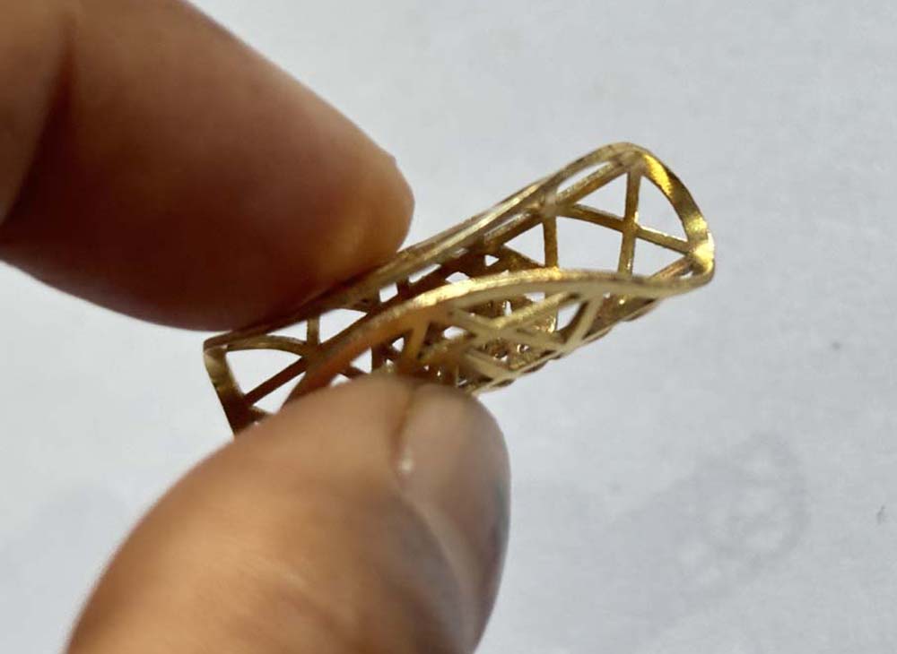 Handmade Sterling Silver Gold Plated Free Shape Without Gemstone 10X20MM Finding Hair Jewelry For Women Vintage Gift For Girls Gift