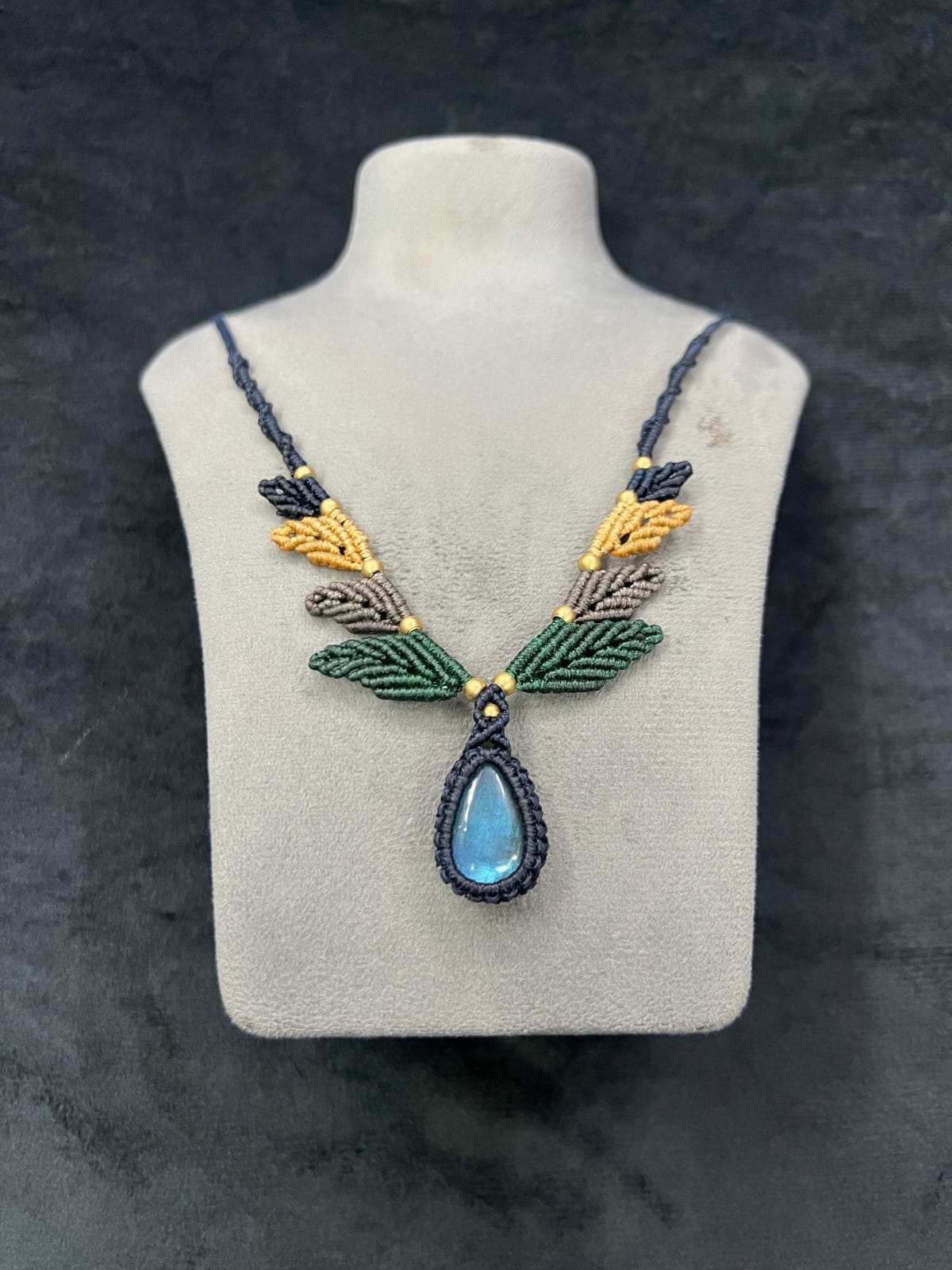 Artisan Macrame Necklaces & Labradorite Jewelry | Hari Om Creations