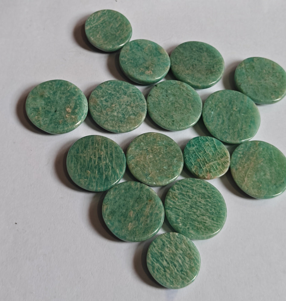 20To25MM Amazonite Loose Gemstone Round Shape Handmade Natural Stone Making For Jewelry