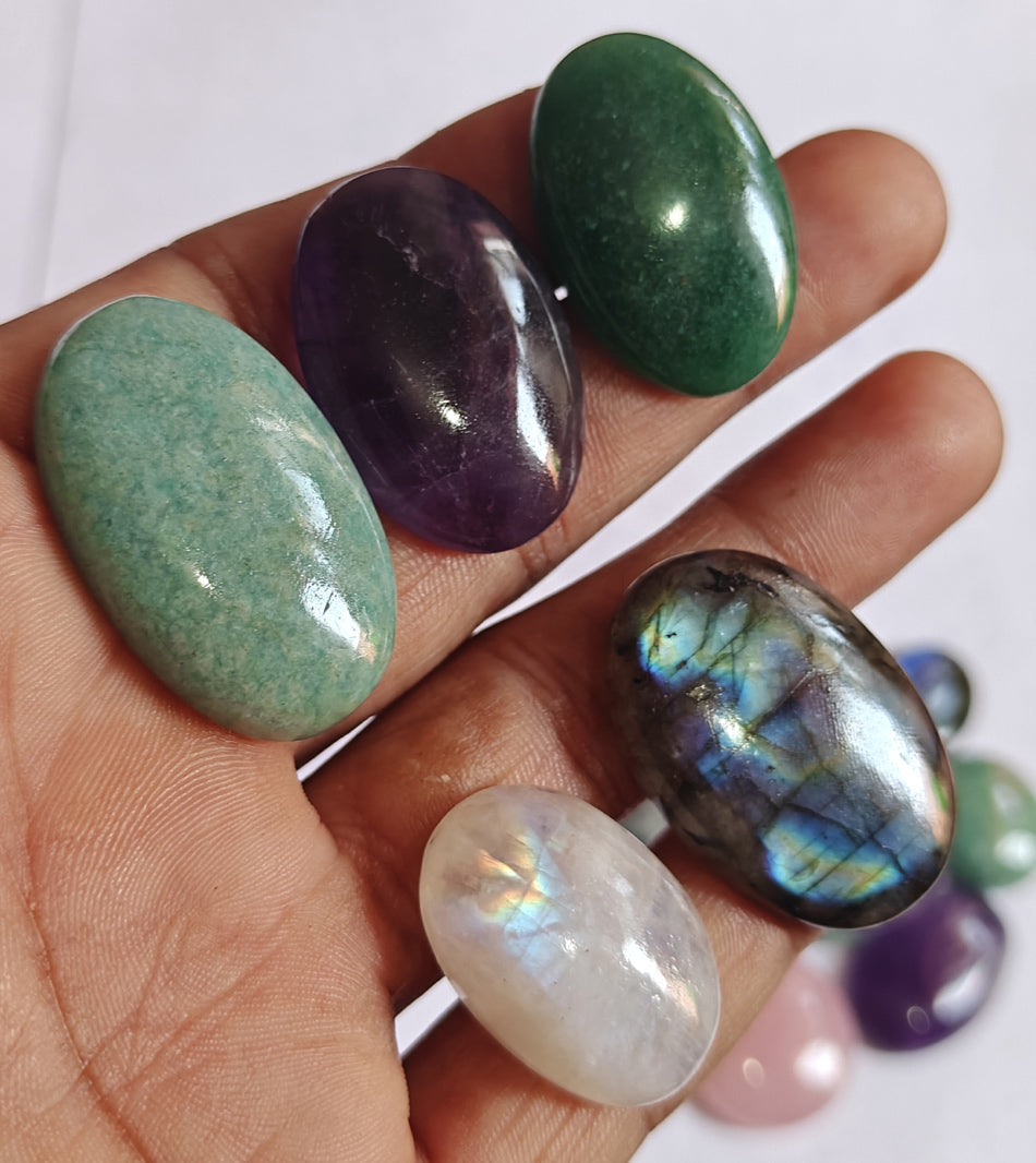 20To25MM Multiple Loose Gemstone Mixed Shape Handmade Natural Stone Used Making For Jewelry