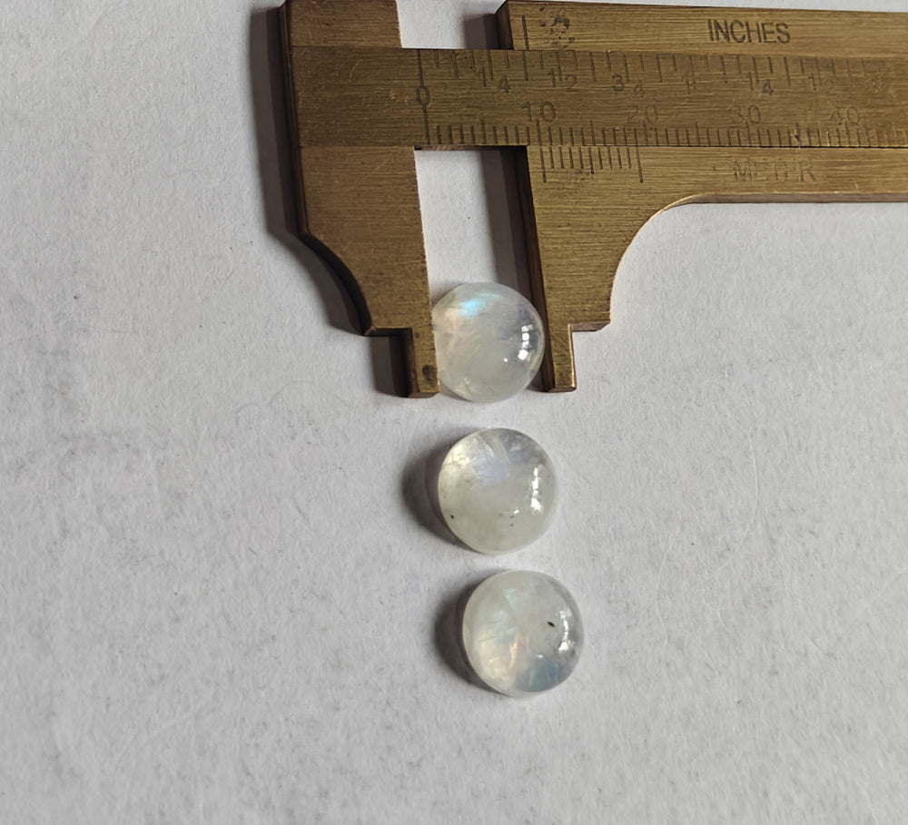 10MM Rainbow Moonstone Loose Gemstone Round Shape Handmade Natural Stone Used Making For Jewelry