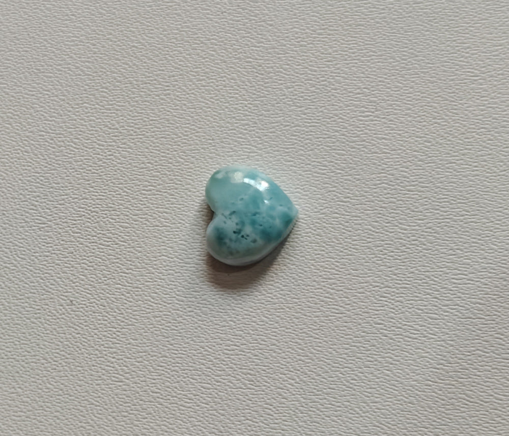 10MM Larimar Carving Loose Gemstone Heart Shape Handmade Natural Stone Used Making For Jewelry