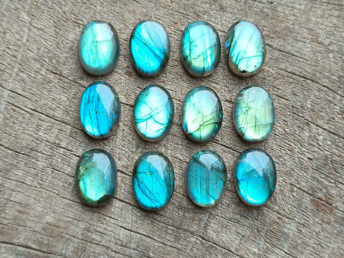 Handmade Carving Gemstone Oval Shape 12To16MM Mixed Natural Carving Stone For Used Making Jewelry