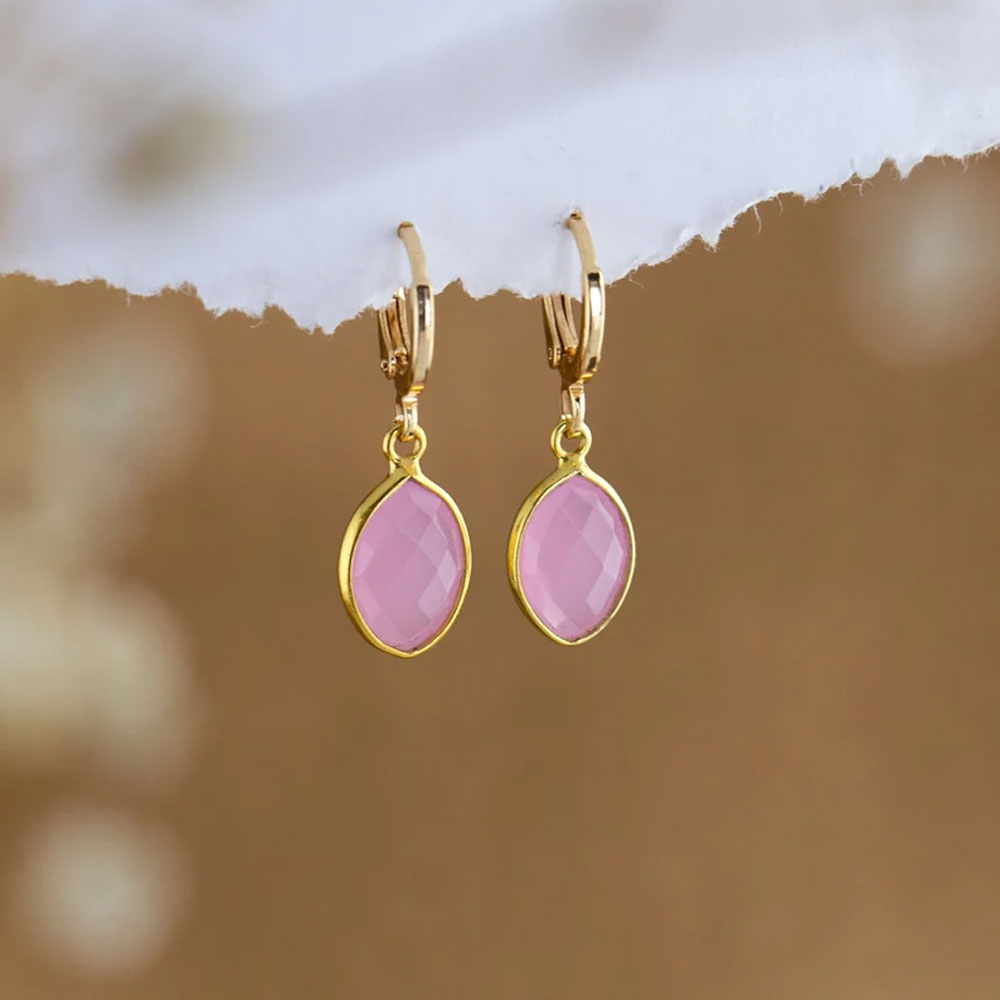 5X10MM Mix Cut Gemstone Marquise Shape Dangle Pair Earring Handmade Sterling Silver Earring For Women Girl Jewelry