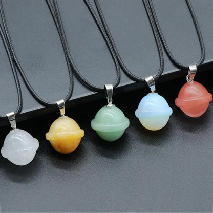 20mm Ball Shape Pendant Natural Multi Gemstone Pendants 925 Sterling Silver Drilled Set Anniversary Gift's Women or Men Jewelry For Her