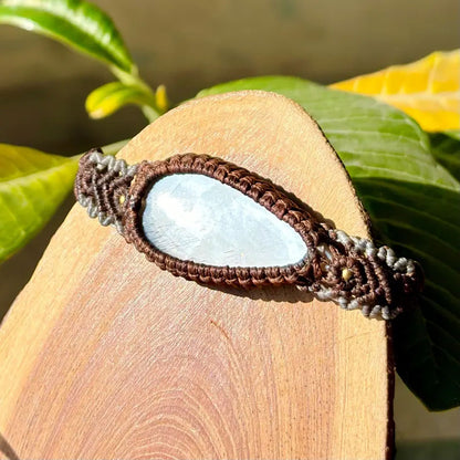 Moonstone Macrame Bracelet | Hand-Woven Artisan Jewelry
