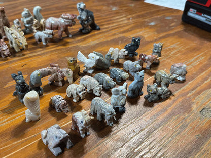 Carving Gemstone Awesome Elephant Tortoise Animal Shape 1.5-2.5 Inch Carving Stone For Home Decoration Carving Stone