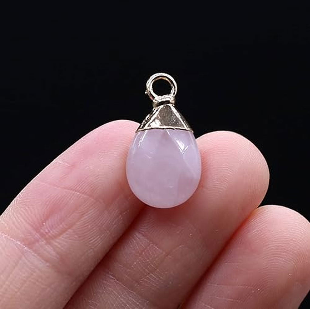 2025 8mm Tear/Drop Shape Crafted By Hand 925 Sterling Silver Pendant Multi Color Cut Gemstone Pendant Bezel Setting For Anniversary Gift's Women or Men Jewelry