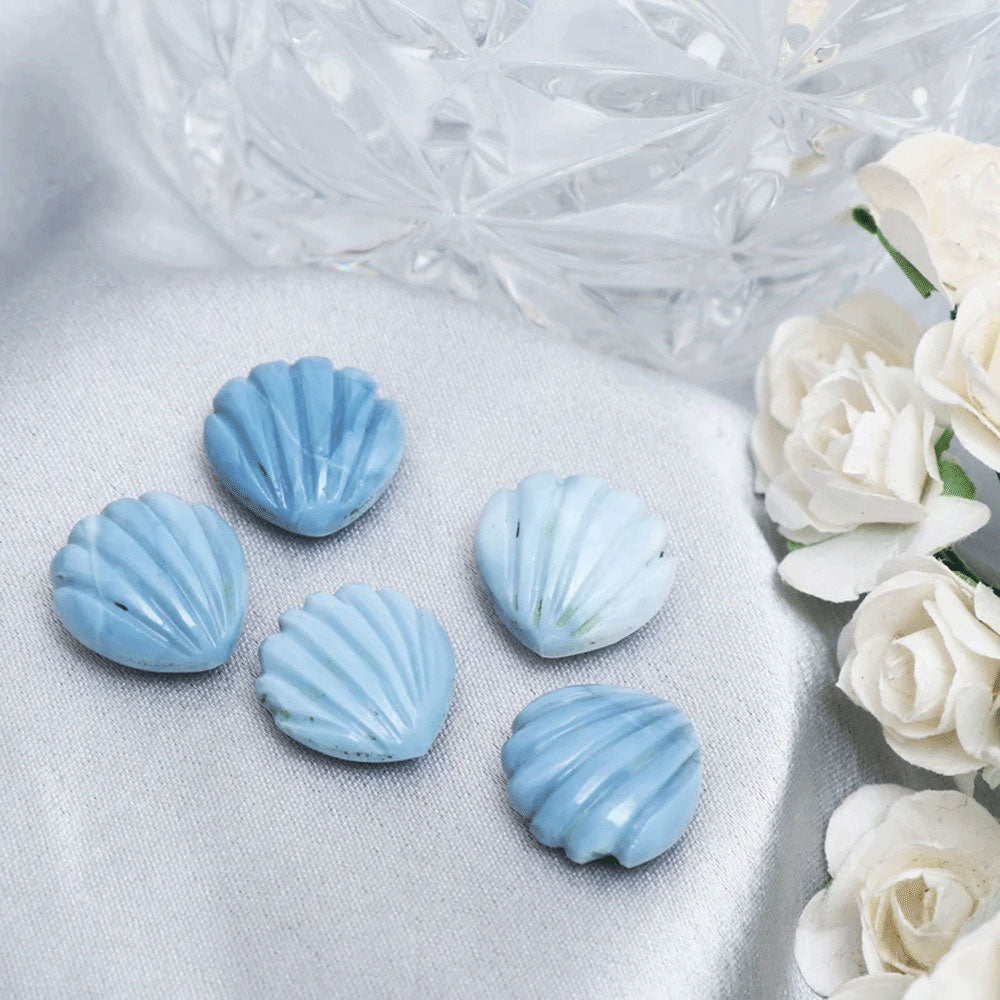 Handmade Carving Gemstone Hart Leaf Shape 1.5X2.5Inch Labradorite Natural Carving Stone For Used Making Jewelry