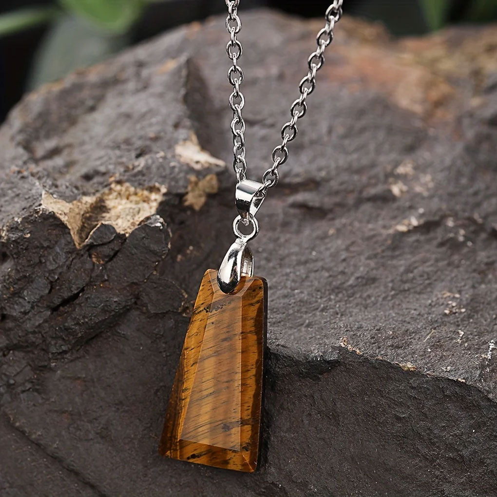 Trendy 2025 20mm Approx Rectangle Shape Crafted By Hand 925 Sterling Silver Pendant With Chain Necklace  Amethyst Cut Gemstone Pendant Bezel Setting For Anniversary Gift's Women or Men Jewelry