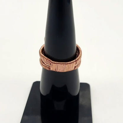 Handmade Wire Wrapped Brass Ring Size 10To12MM Oval Shape Labradorite Stone Bezel Set Ring For Happy Birthday Gift For Women