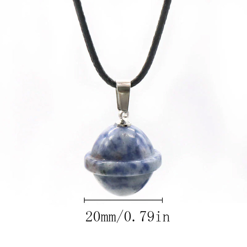 20mm Ball Shape Pendant Natural Multi Gemstone Pendants 925 Sterling Silver Drilled Set Anniversary Gift's Women or Men Jewelry For Her