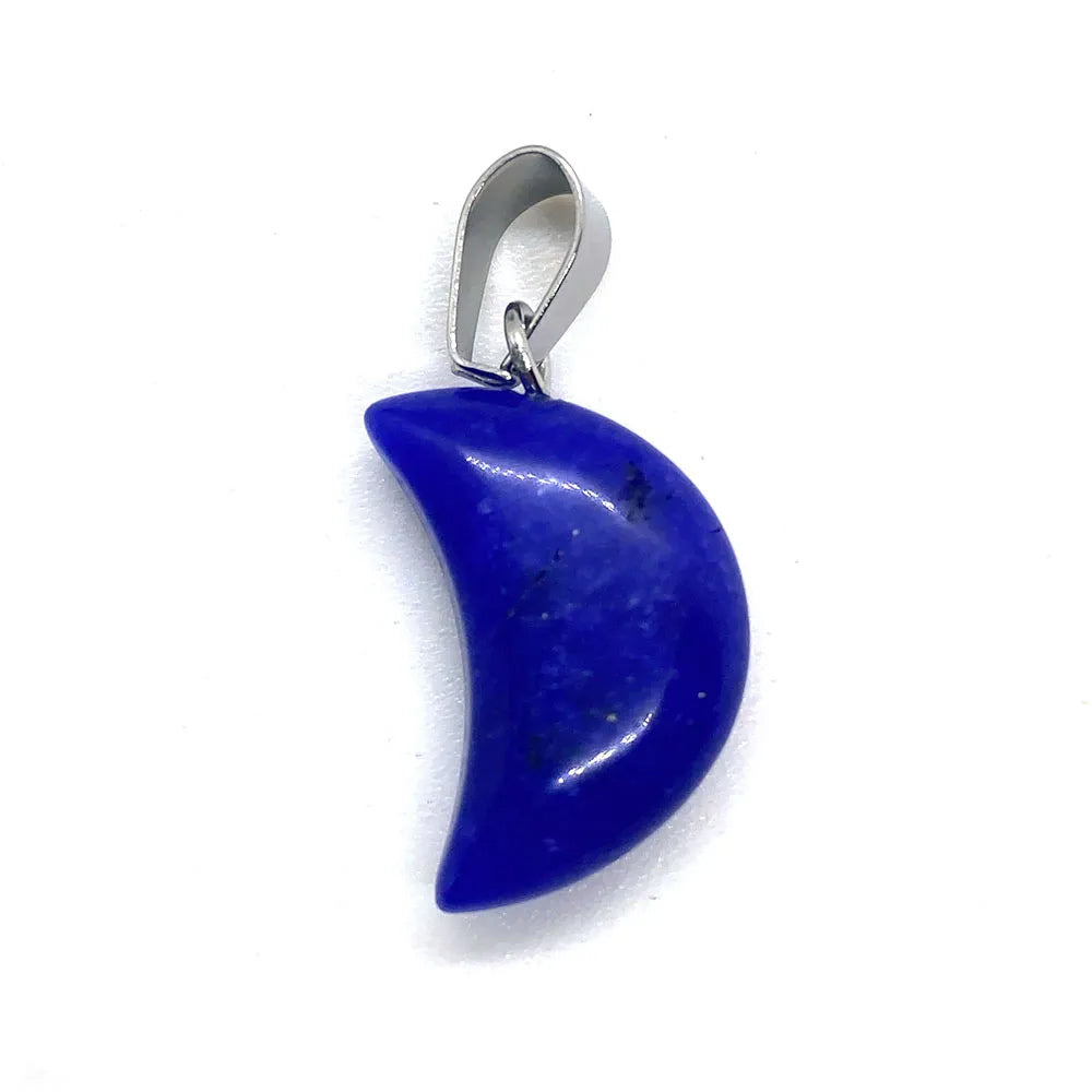 10mm Banana Shape Multi Color Gems Pendant 925 Sterling Silver Pendant Drilled Set Anniversary Gift's Women and girl Jewelry For Her