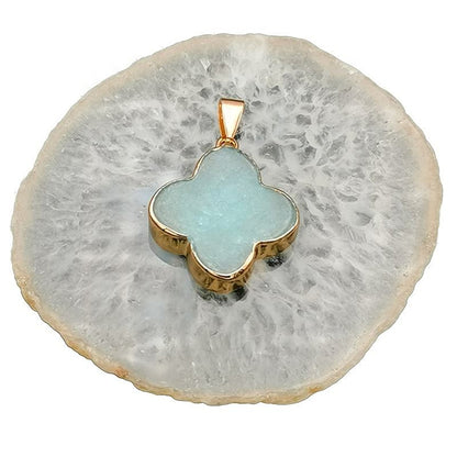 Flower Shape Pendant 8mm Multi Color Gems Pendant 925 Sterling Silver Gold Plated Pendant Bezel Set Anniversary Gift's Women and girl Jewelry For Her