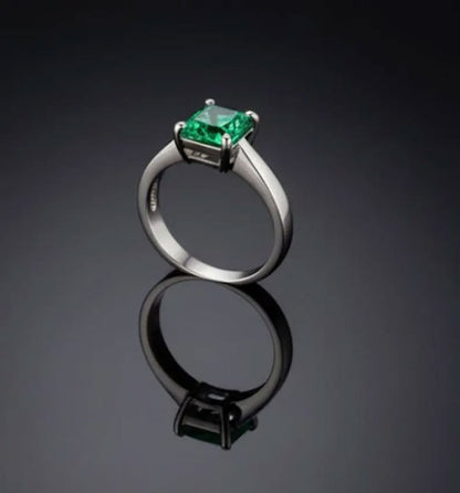 Handmade Brass Ring Apatite Hydro Gemstone 8mm