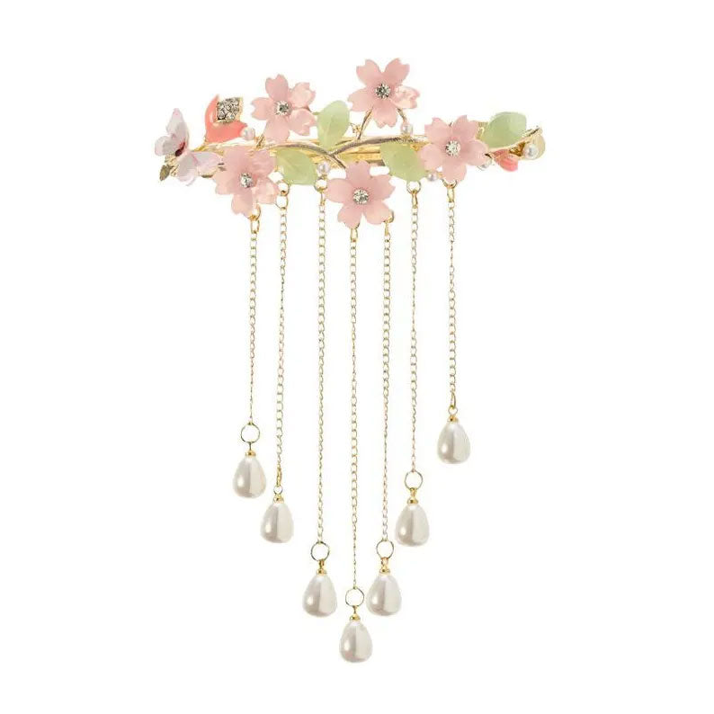 Pearl Drop Beads Hair Jewelry – Fashion Stone Accessory