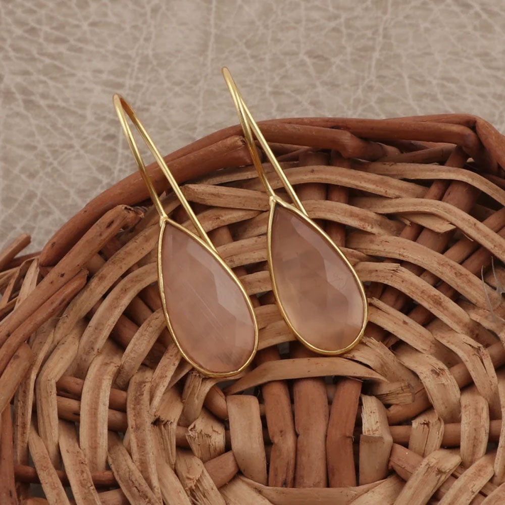 6X9MM Aquamarine Faceted Gemstone Pear Shape Dangle Pair Earring Handmade Sterling Silver Earring For Women Girl Jewelry