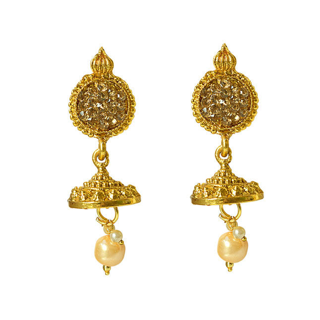 Fashion Jewelry Set Golden Color Necklace, Earring.