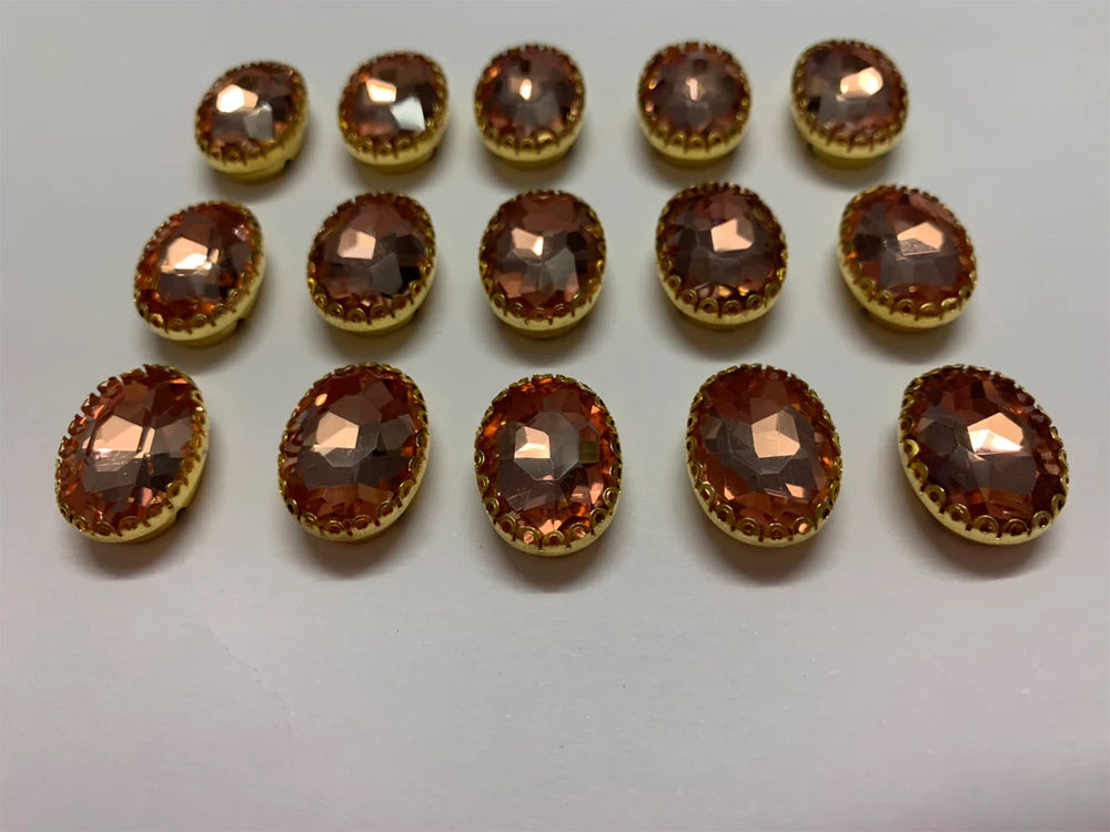 925 Sterling Silver Gold Plated Buttons Oval Shape citrine Hydro Gemstone Handmade Bezel Set  For Happy Birthday Gift's Used For Fancy Drees Jewelry