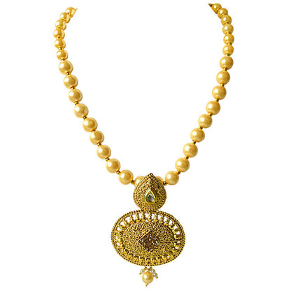 Fashion Jewelry Set Golden Color Necklace, Earring.