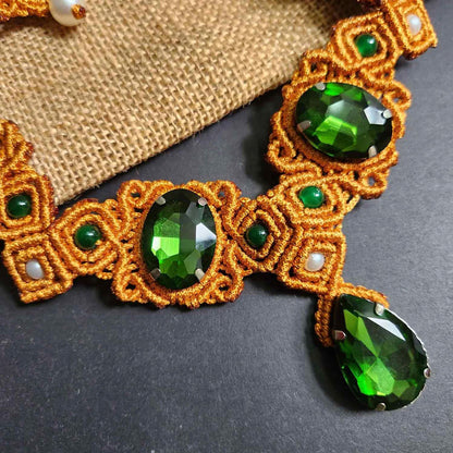 Buy Macrame Jewelry Necklace, Earrings Online