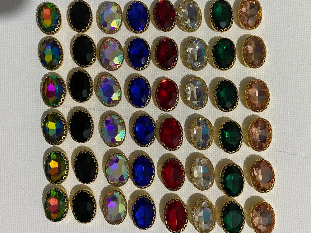 925 Sterling Silver Gold Plated Buttons Oval Shape Multi Color Hydro Gemstone Handmade Bezel Set  For Happy Birthday Gift's Used For Fancy Drees Jewelry