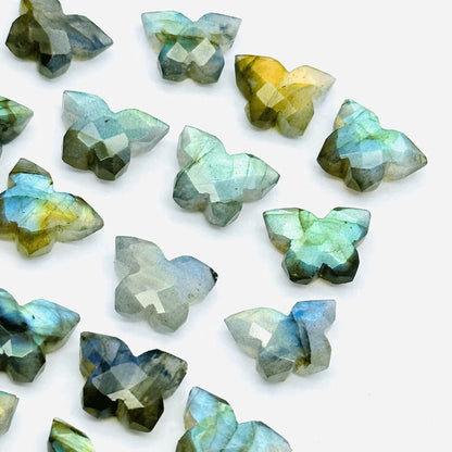 Handmade Carving Gemstone Eagle Shape 15MM Labradorite Natural Carving Stone For Used Making Jewelry