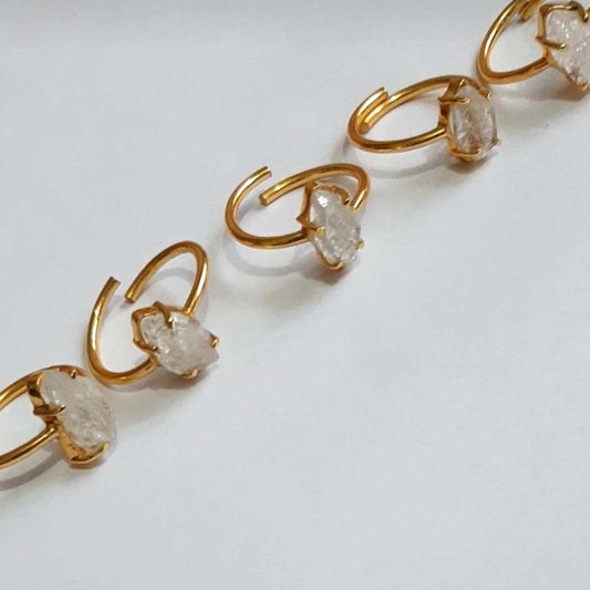 Herkimer diamond rough, 10-15mm approx