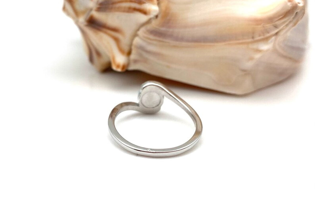 Handmade 925 Sterling Silver Larimar Ring 10MM Round Bezel