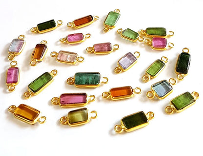 DIY Jewelry Findings – Brass Pendant Connector with Hydro Quartz