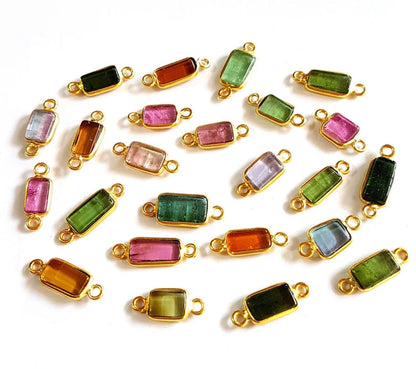 DIY Jewelry Findings – Brass Pendant Connector with Hydro Quartz