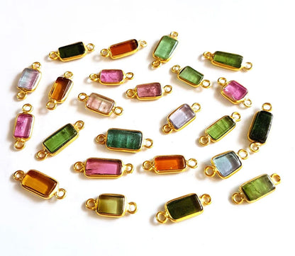 DIY Jewelry Findings – Brass Pendant Connector with Hydro Quartz