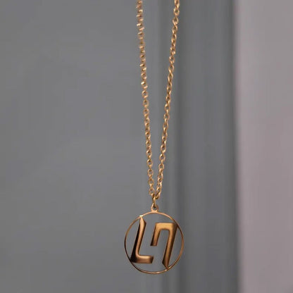 Handmade 925 Sterling Silver Gold Plated Pendant Long Necklace