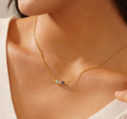 Handmade 925 Sterling Silver Gold Plated Necklace Hydro Quartz Beads