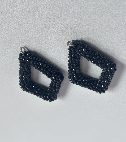Handmade 2mm Round Shape Quartz Beads Metal Brass Pendant Triangle Shape Pendant For Happy Birthday Gift For Wife For Her Metal Brass Pendant