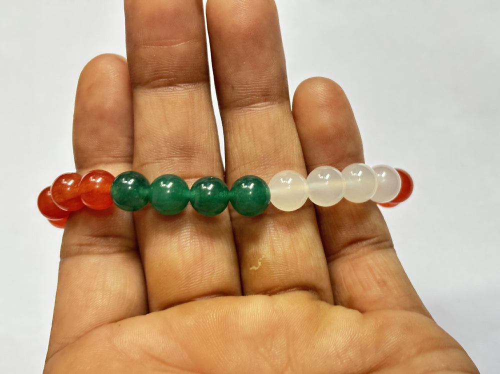 2025 Trendy Handmade Adjustable Bracelet 8mm Multicolor Natural Beads Gems Drilled Set Fashion Bracelet For Women Gift's