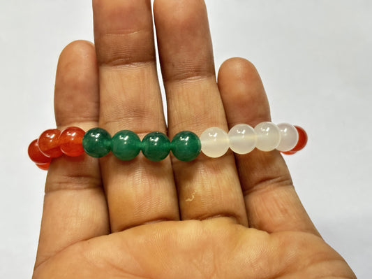 2025 Trendy Handmade Adjustable Bracelet 8mm Multicolor Natural Beads Gems Drilled Set Fashion Bracelet For Women Gift's