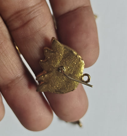 Awesome Golden Color Lotus Flower Shape 10To15mm Brass Finding Jewelry Component Suppliers Used For Making Jewelry