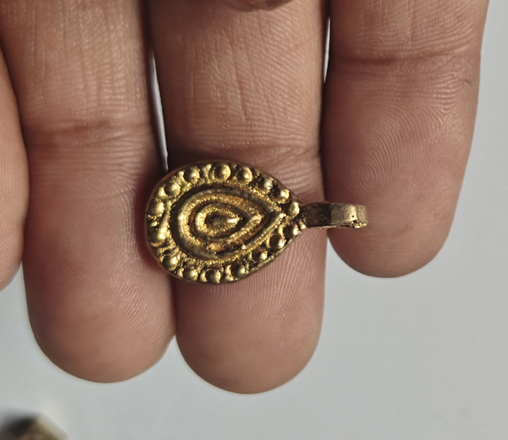 Awesome Golden Color Trumpet Shape 10To15mm Brass Finding Jewelry Component Suppliers Used For Making Jewelry