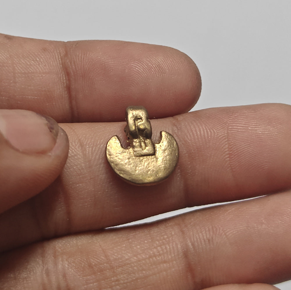 Golden Color Axe Shape Components Brass 10To15mm Brass Finding Jewelry Component Suppliers Used For Making Jewelry